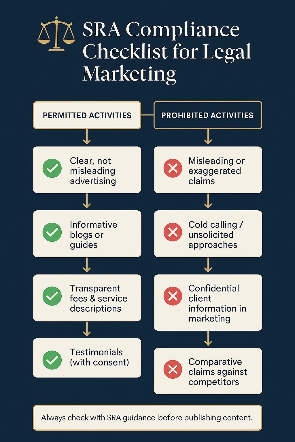 SRA Compliant Marketing