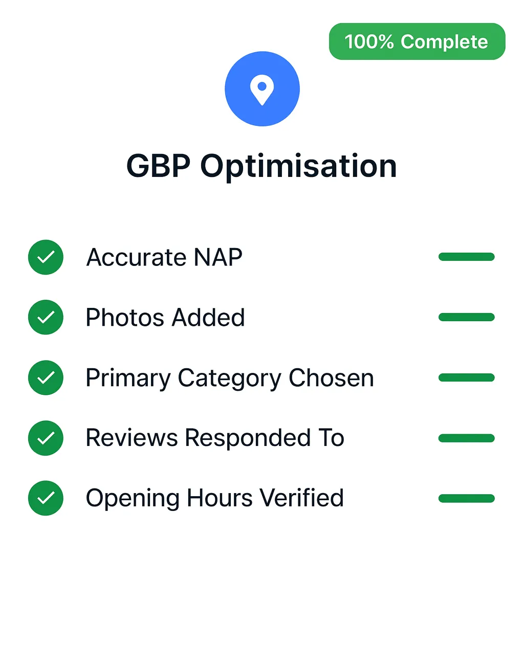 Fully optimized Google Business Profile for a law firm showing complete information, photos, and engagement features